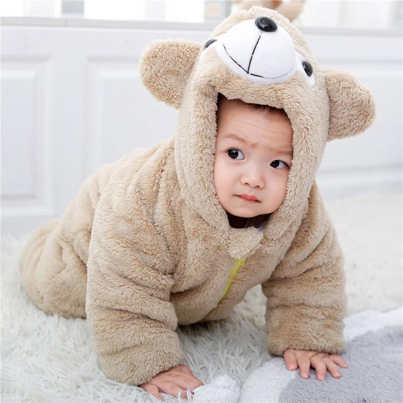 ダッフィー 着ぐるみ ベビー服 カバーオール 赤ちゃん ロンパース 冬