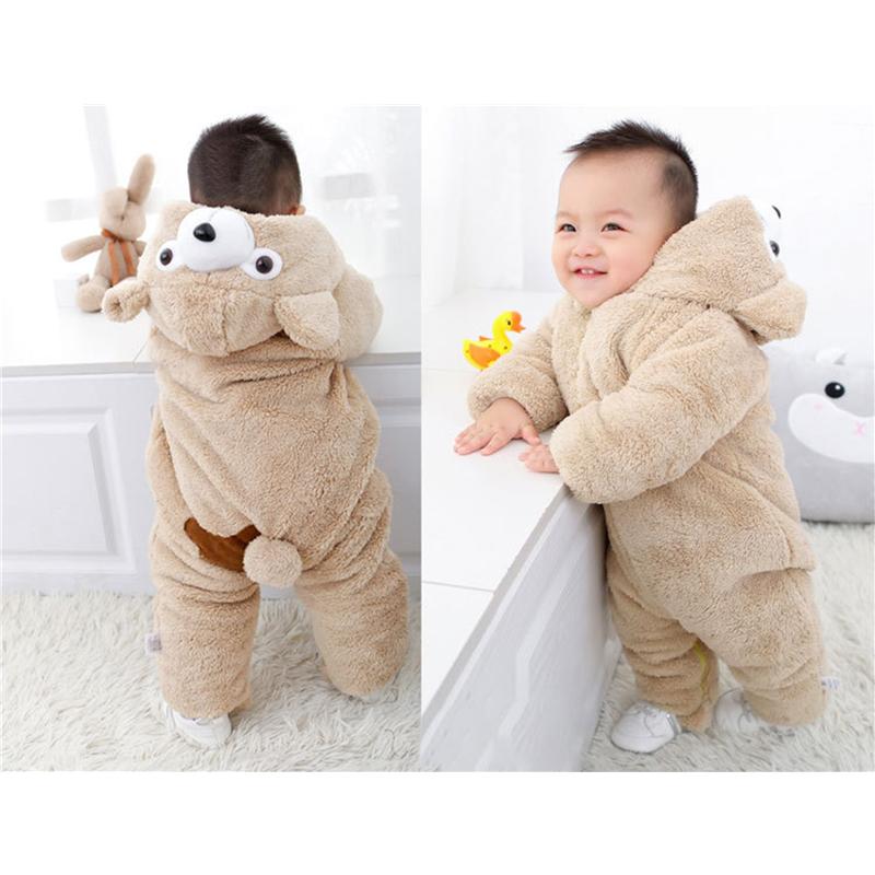 ダッフィー 着ぐるみ ベビー服 カバーオール 赤ちゃん ロンパース 冬