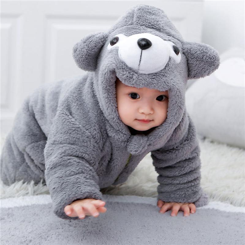 ダッフィー 着ぐるみ ベビー服 カバーオール 赤ちゃん ロンパース 冬