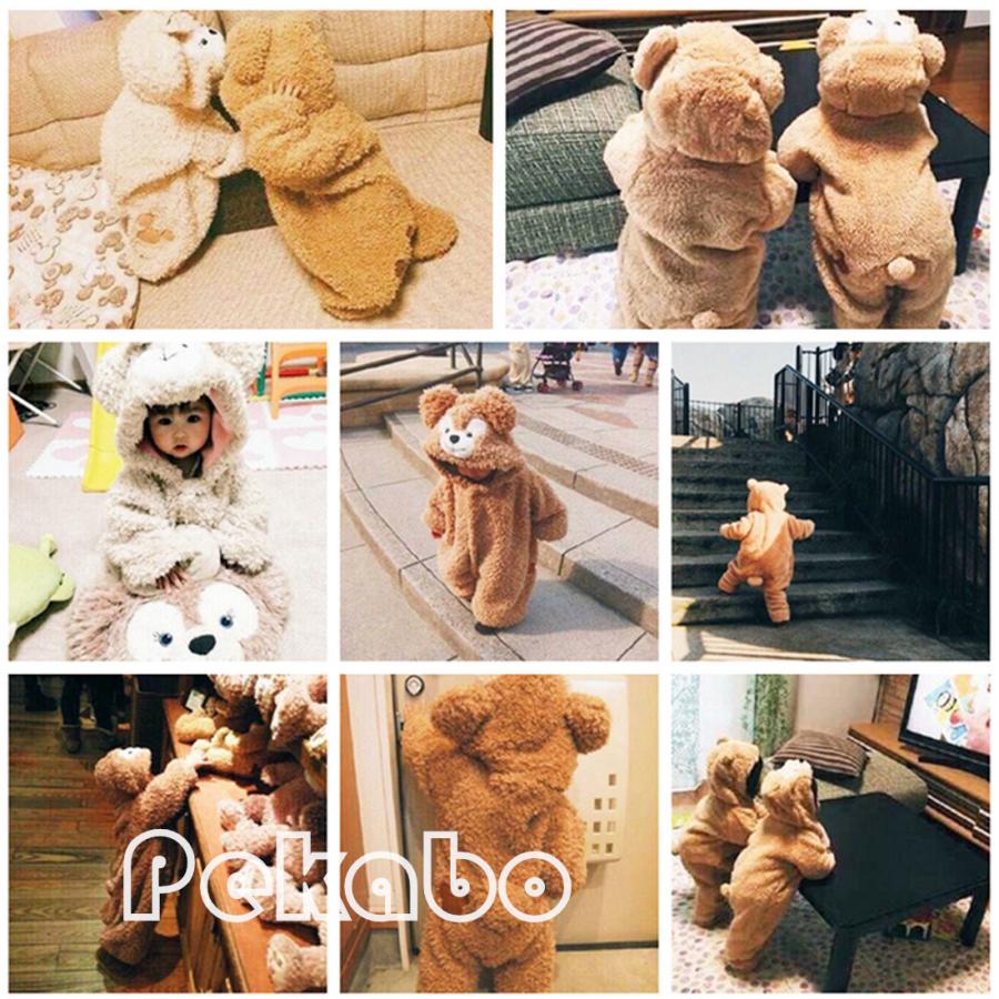 ベビー服 ダッフィー シェリーメイ 着ぐるみ ロンパース くま