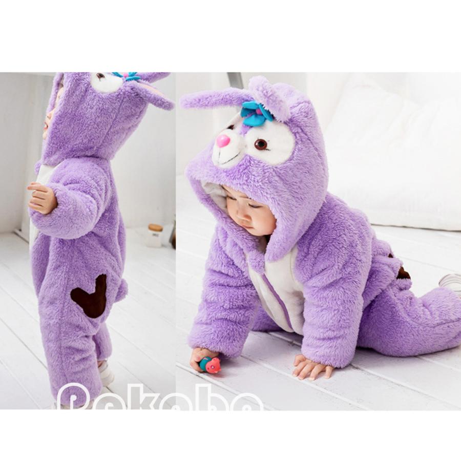 ベビー服 ダッフィー シェリーメイ 着ぐるみ ロンパース くま