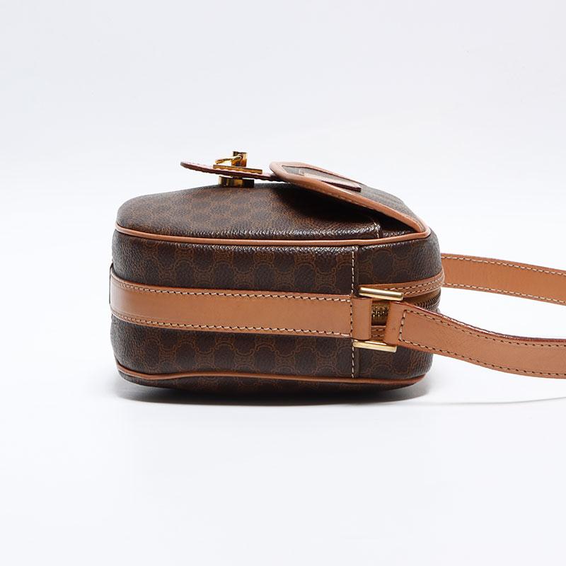 CELINE（セリーヌ） ショルダーバッグ マカダム ガンチーニ ブラウン