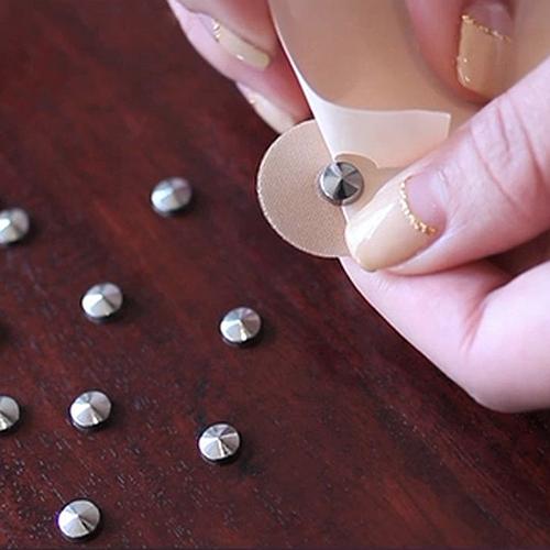 公式 貼り替えシール プラスターシール 100粒分 10シート 絆創膏 磁気