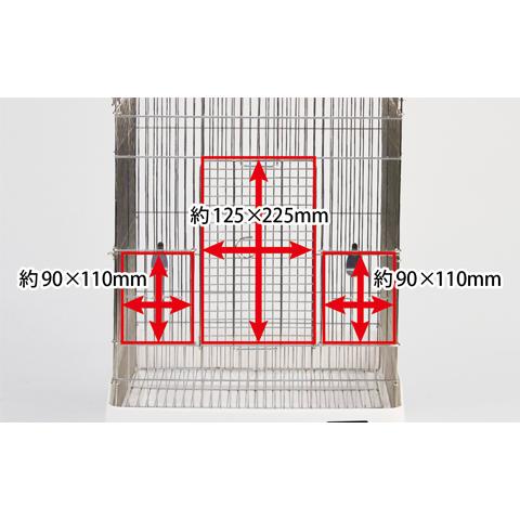 三晃商会 SANKO イージーホーム ステンレス 37 バード WH（W380×D430