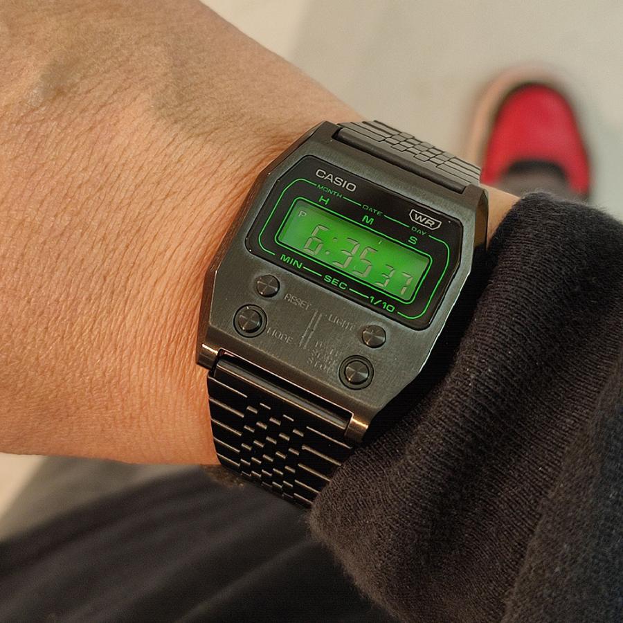 スタンダード（CASIO） CASIO “STANDARD PREMIUM” A1100B-1JF BLACK