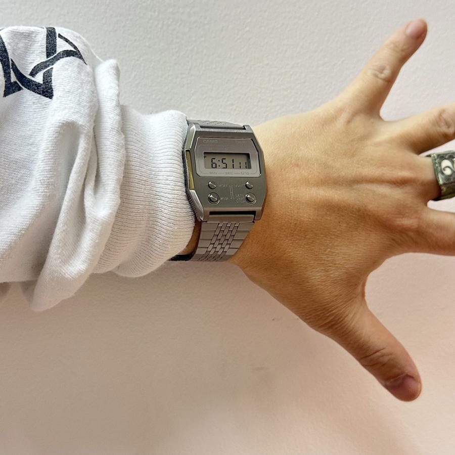 スタンダード（CASIO） CASIO “STANDARD PREMIUM” A1100GGV-8JF グレー