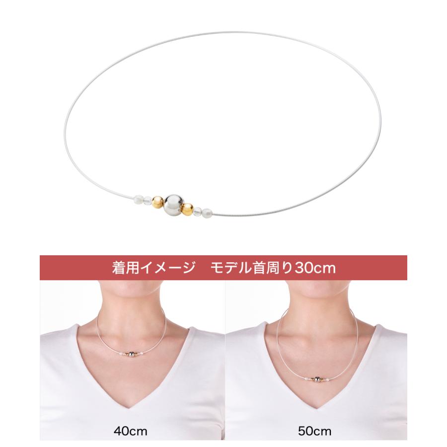 Phiten（ファイテン） RAKUWAネックレス ワイヤーミラーボール【公式