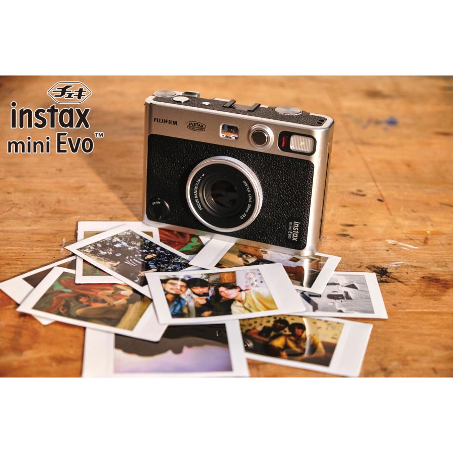 チェキ “チェキ” INSTAX mini Evo BLACK 富士フイルム FUJIFILM