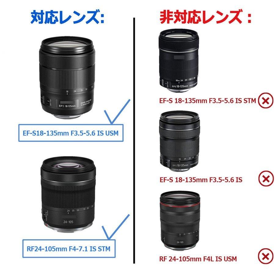 Canon RF24-105mm f4-7.1 is stmレンズ本体＋フード