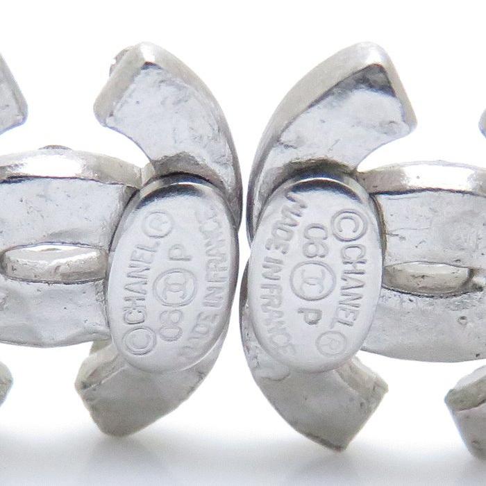 CHANEL（シャネル） ココマーク ピアス ラインストーン 08P シルバー
