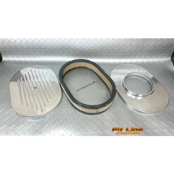 12インチオーバルエアクリーナー アルミシボレーインパラSBC