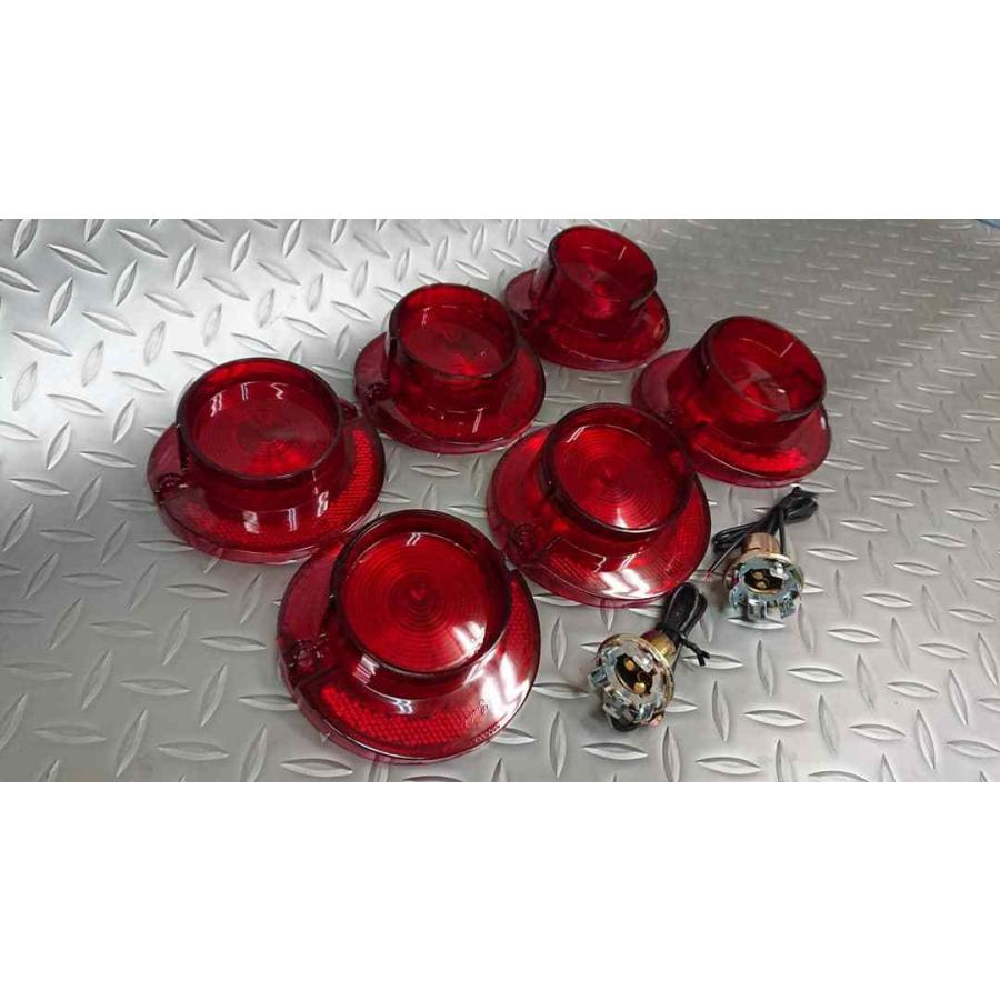 64 インパラ テールレンズ 6連セット テールソケット2個付き 新品