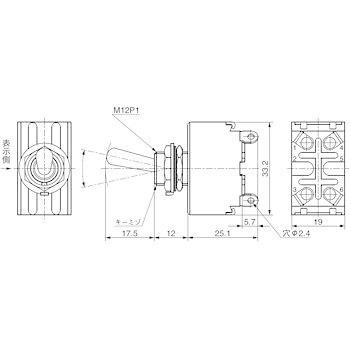 ハイドロ/エアサス スイッチ 6極 インパラ／キャデラック／タウンカー