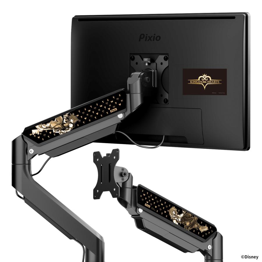 Pixio PS2S モニターアーム シングル ディズニー キャラクター