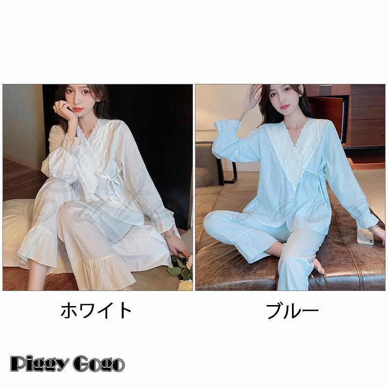 和風パジャマ レディース 九分袖 綿 上下セット 通気性良く涼しい