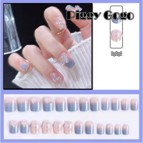 ネイルチップ フットネイル デザインチップ 全20種 セルフネイル