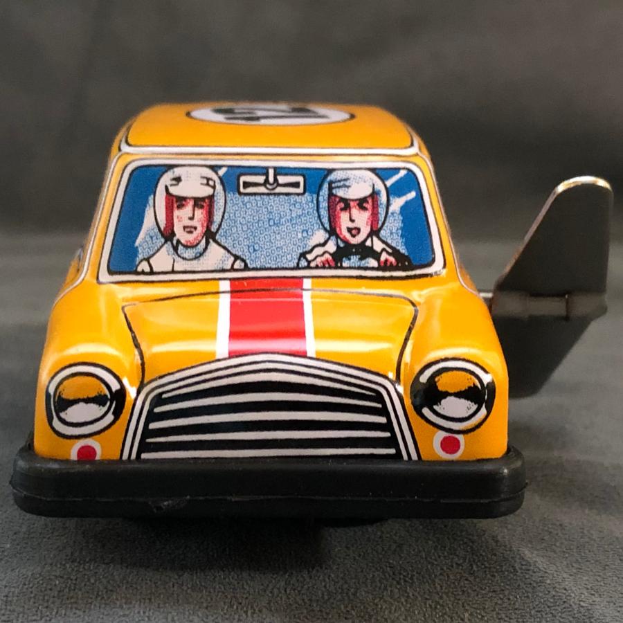 ☆三幸製作所 3吋 ゼンマイターン ブリキモデル（ミニクーパーS) WIND