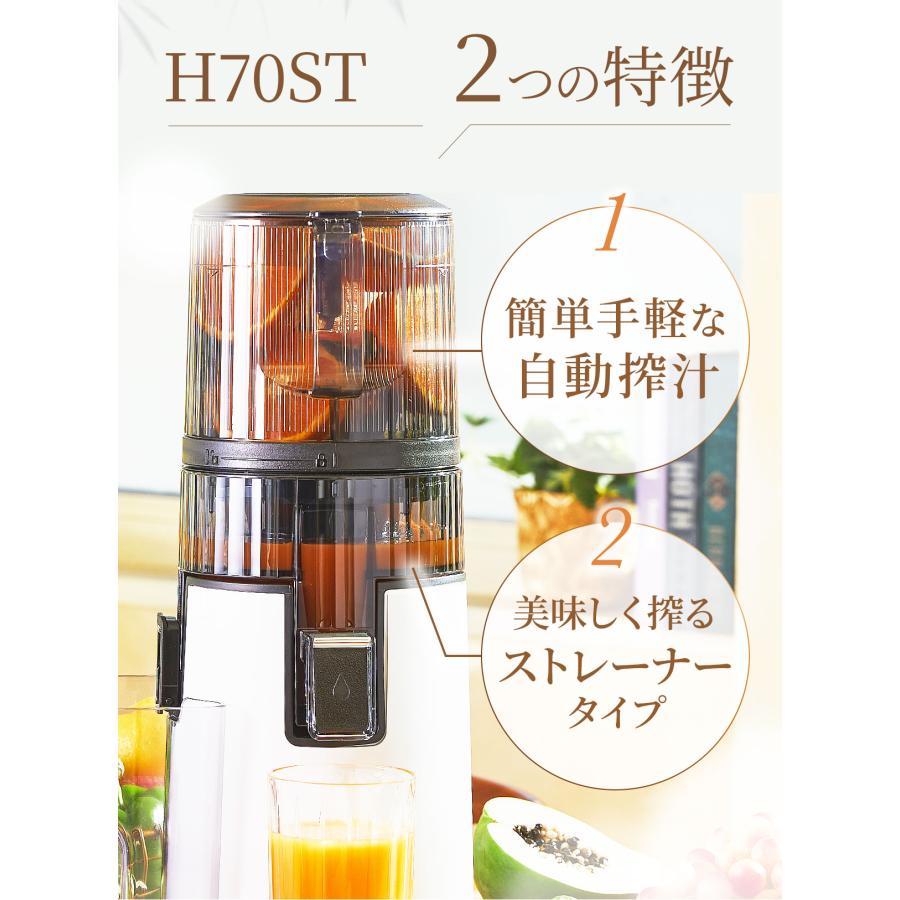 HUROM（ヒューロム） 特典10％OFF 2024年最新 ジューサー スロー