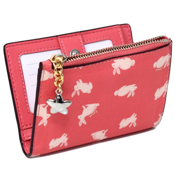 COACH（コーチ） 財布 コーティングキャンバス バニー うさぎ
