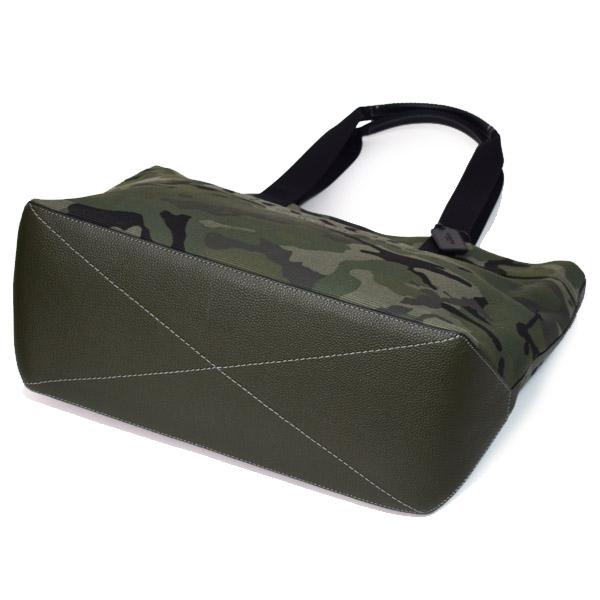 COACH（コーチ） バッグ キャンバス ぺブルレザー トート 迷彩柄