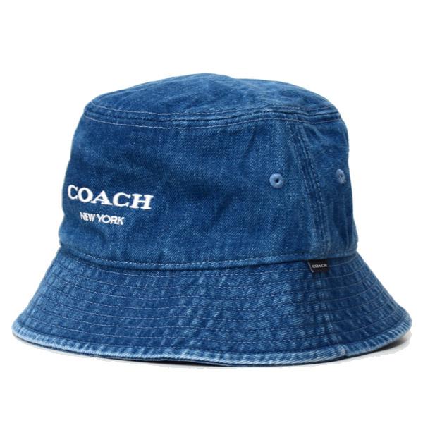 COACH（コーチ） 帽子 コットン シグネチャー ロゴ バケットハット