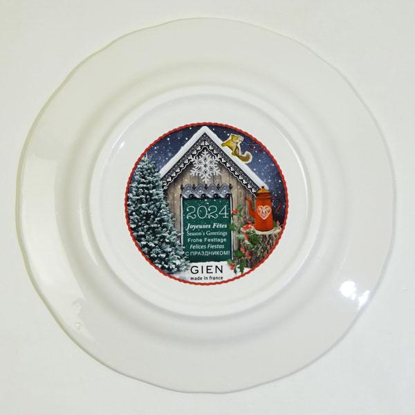 2024 ジアン クリスマスプレート21.8cm シャレ−柄 : ピナコテカ