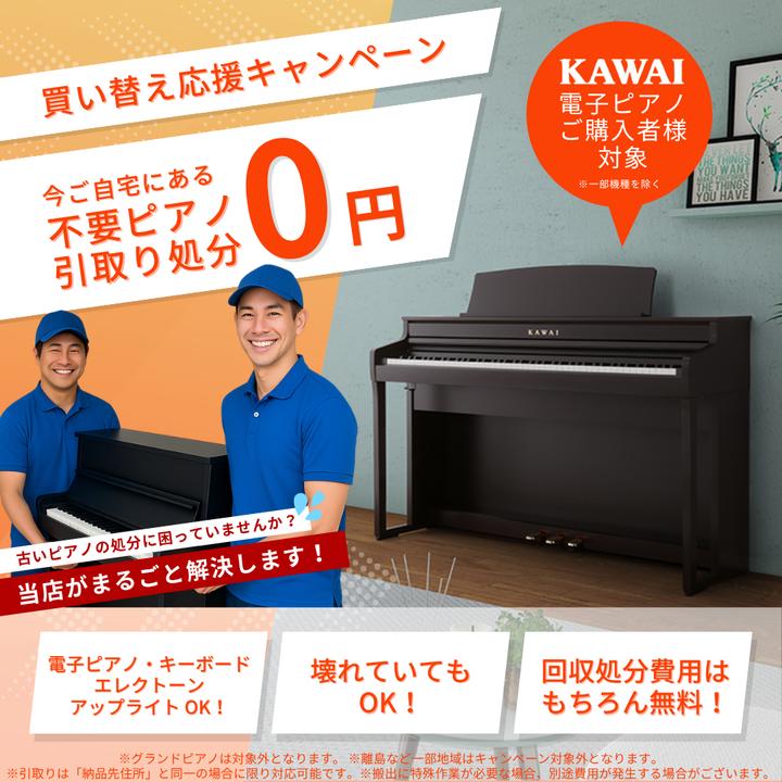 KAWAI 【爆買WEEK 3/1まで！】【新品】電子ピアノ 88鍵盤 【マット