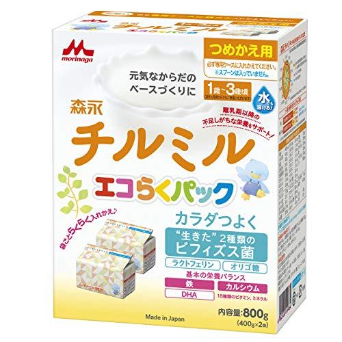 森永 フォローアップミルク チルミル エコらくパック つめかえ用 800g