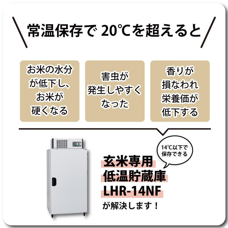 玄米保冷庫 アルインコ LHR-14NF ノンフロン 設置費込 玄米30kg/14袋用