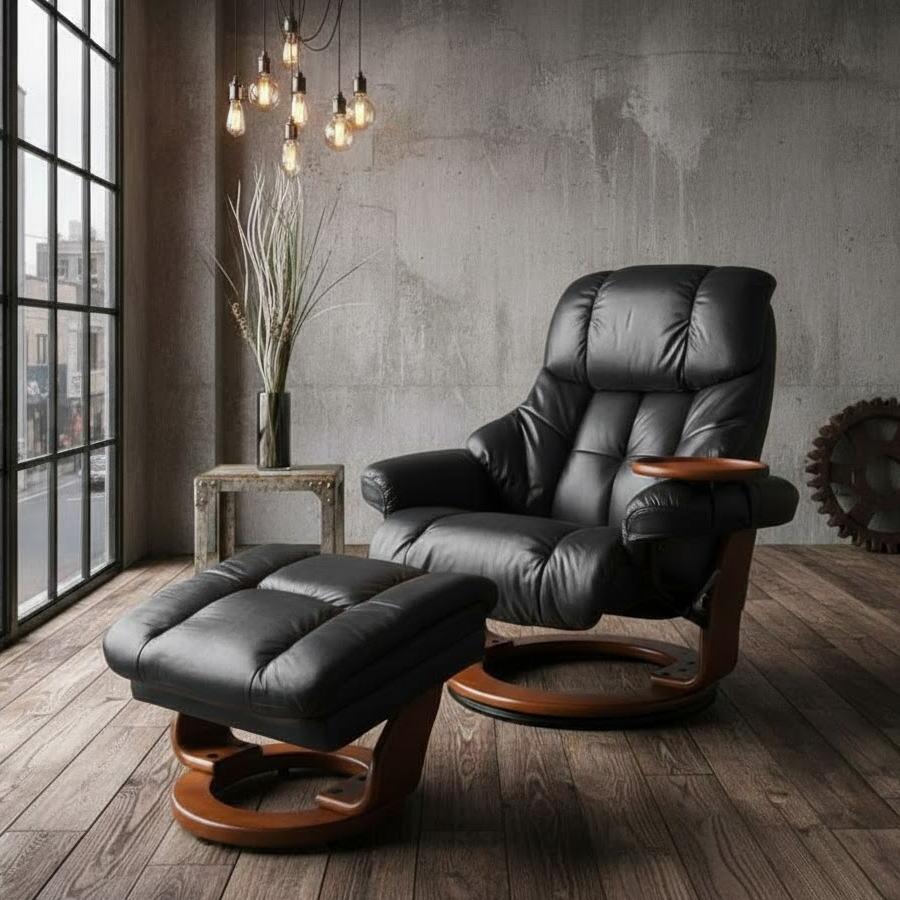 パーソナルチェア ソファ 1人掛けソファ セミアニリン 本革 レザー