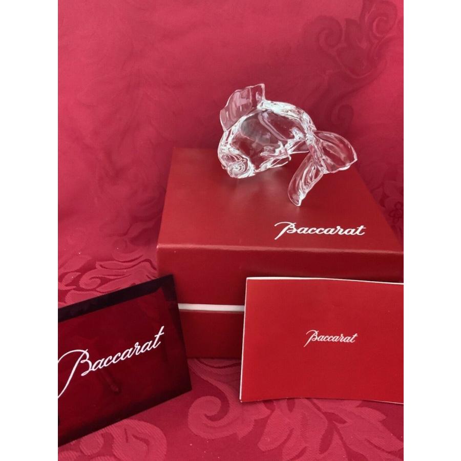 バカラ（Baccarat） 置物 金魚 フィッシュ クリスタル フィギュリン