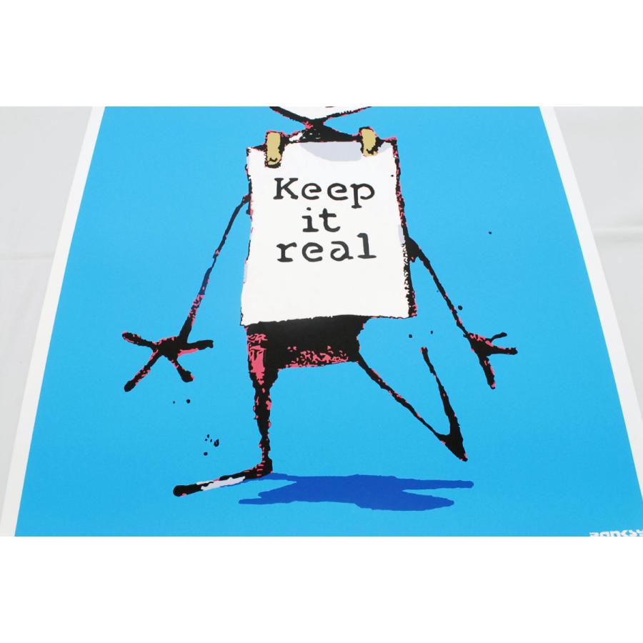 Banksy バンクシー KEEP IT REAL WCP リプロダクション シルク