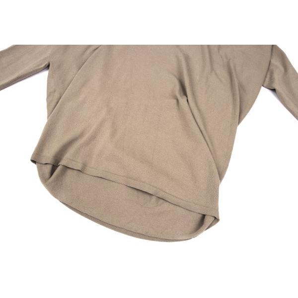 ISSEY MIYAKE（イッセイミヤケ） レーヨンポリ変形長袖カットソー