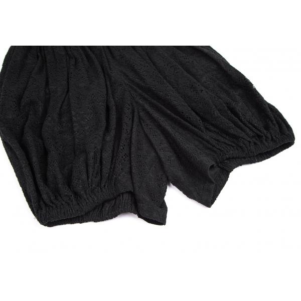 COMME des GARCONS（コムデギャルソン） 総レースかぼちゃパンツ 黒XS