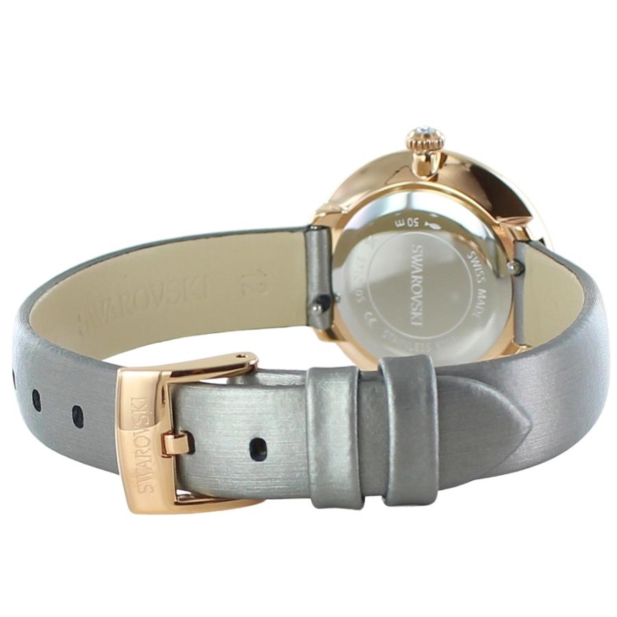 SWAROVSKI（スワロフスキー） 腕時計 レディース 上品 グレーレザー