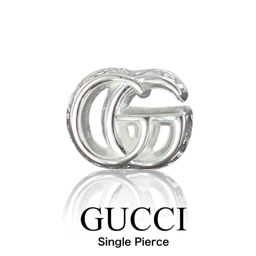 GUCCI（グッチ） ピアス 片耳 インターロッキングG シルバー