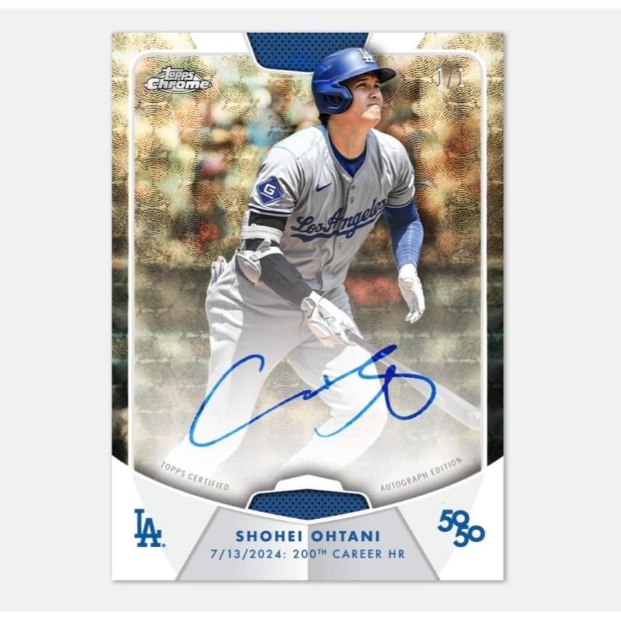 送料無料】2024 Topps 50/50 Shohei Ohtani 大谷翔平 1パック トップス