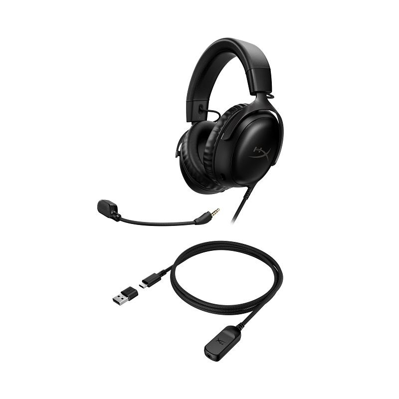 HyperX Cloud III ゲーミングヘッドセット 全3色 727A8AA(ブラック