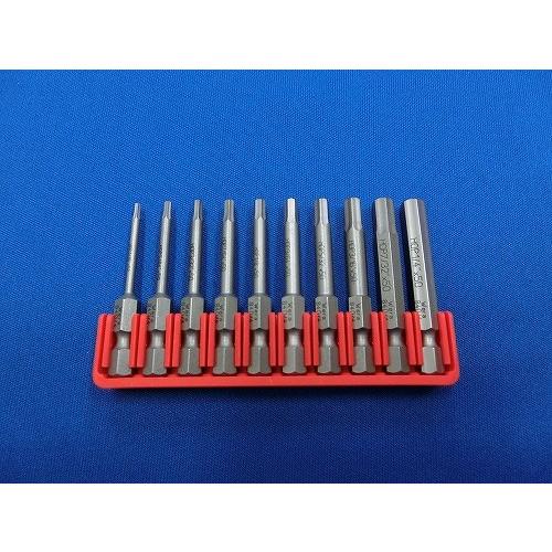 Wera（ヴェラ） Wera 1/4”Hexビットセット【インチロング】ケース付