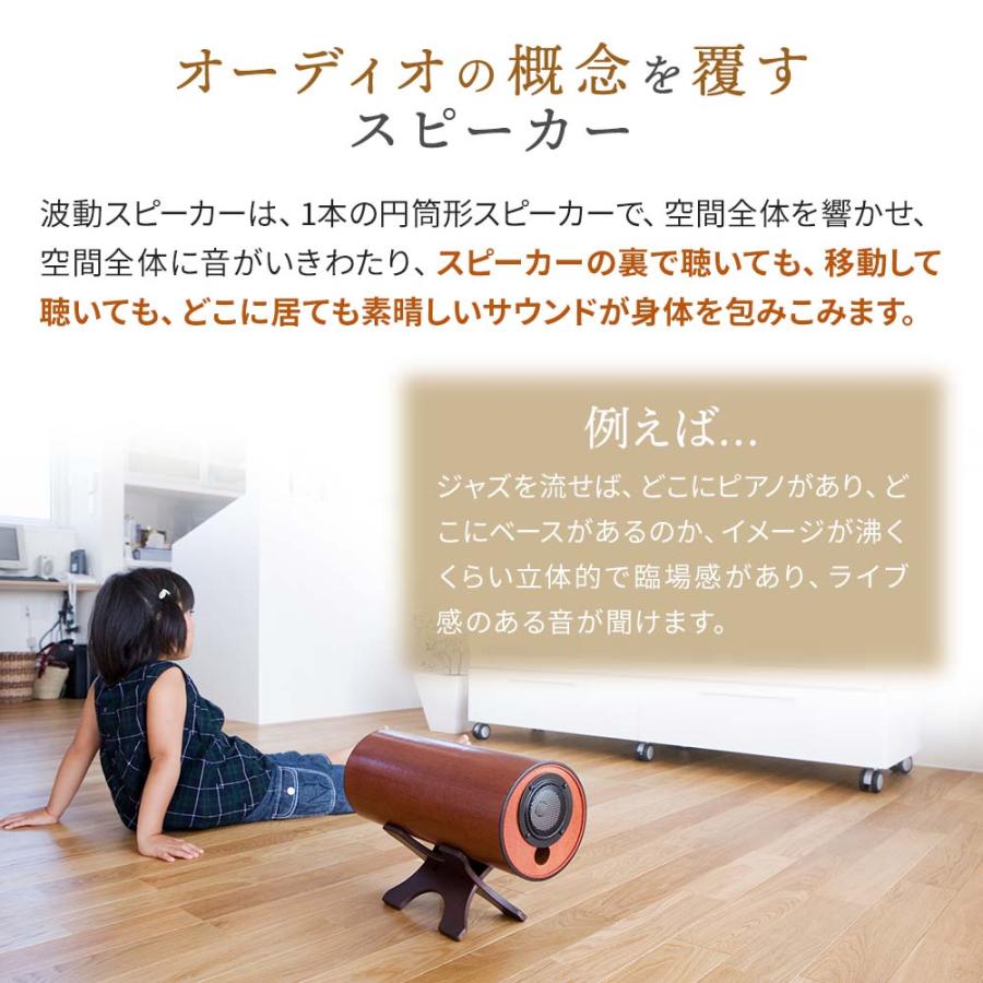 エムズシステム アンプ内蔵波動スピーカー ショコラ : イマココ