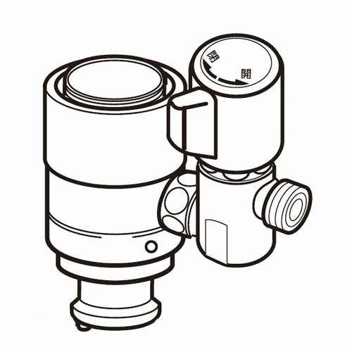 ナニワ製作所 NSP-SXP8+AuADセット シングル分岐水栓 食洗器専用部材