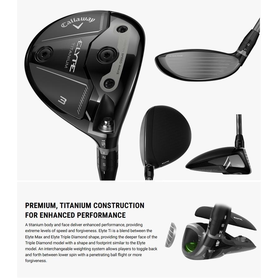 Callaway（キャロウェイ） Callaway Elyte Ti Fairway Wood エリート