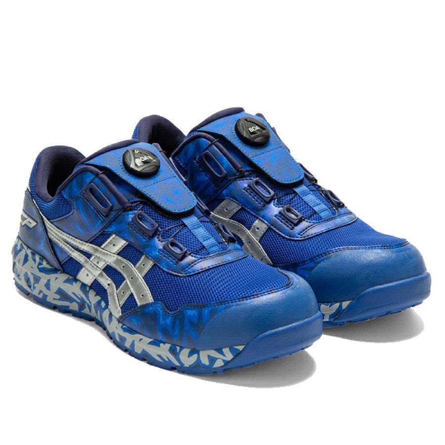 ASICS（アシックス） 限定生産 WINJOB BLUE Boa asics ダイヤル式安全