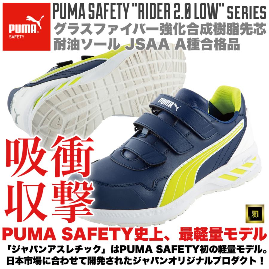 PUMA（プーマ） 安全靴 Rider 2.0 Blue Low ローカット セーフティ