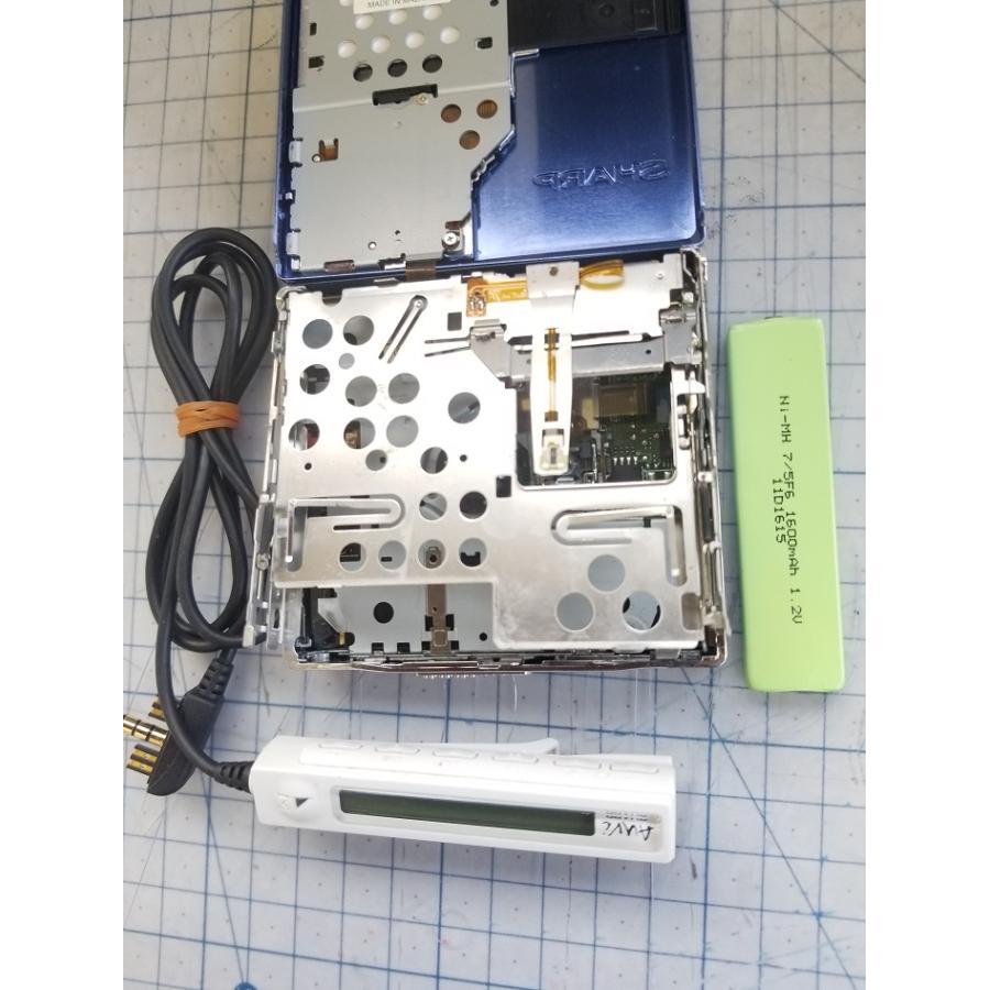 MDウォークマン SHARP アウヴィ MD-DR7 MDプレイヤー【修理済