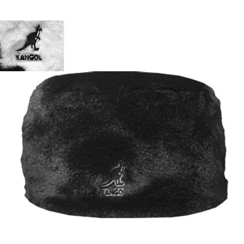 KANGOL（カンゴール） KANGOL FAUX FUR TOPPER BLACKSOLID SPOTTEDCOW