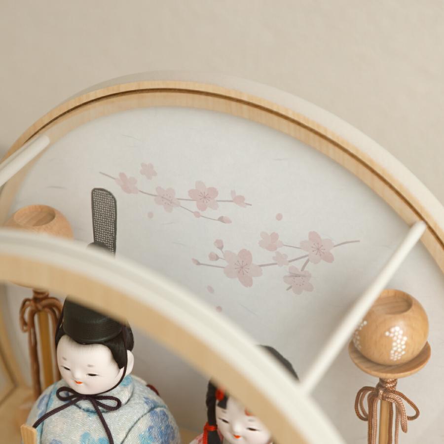 ぷりふあ 雛人形 ケース飾り コンパクト おしゃれ お雛様 かわいい 雛