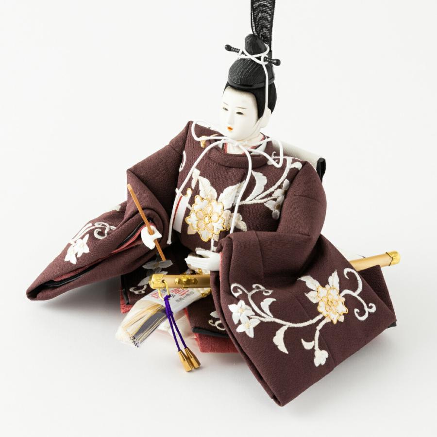 雛人形 親王飾り おしゃれ コンパクト かわいい 小出松寿 創作雛 京