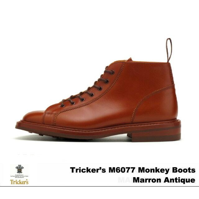 Tricker's（トリッカーズ） モンキーブーツ マロンアンティーク メンズ