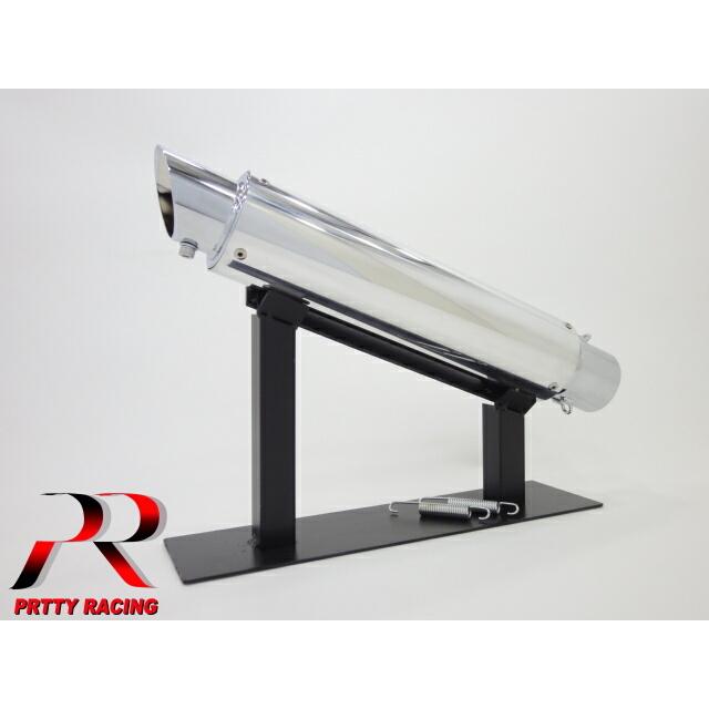 PRETTYRACING製 50.8π アルミサイレンサー タイプ3 ステッカー付
